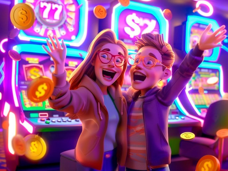 Sugar Rush slot game interface on slot4d2 showing colorful reels with candy symbols